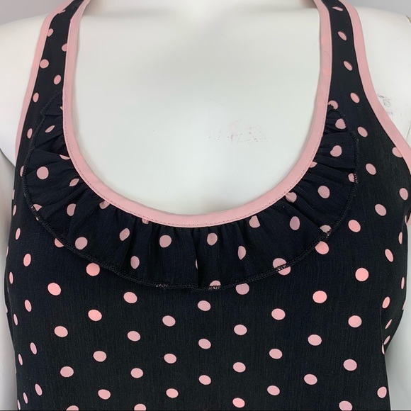 Candie’s Tank Top Racerback Polka Dot - Picture 2 of 8